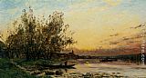 Hippolyte Camille Delpy Famous Paintings - Twilight